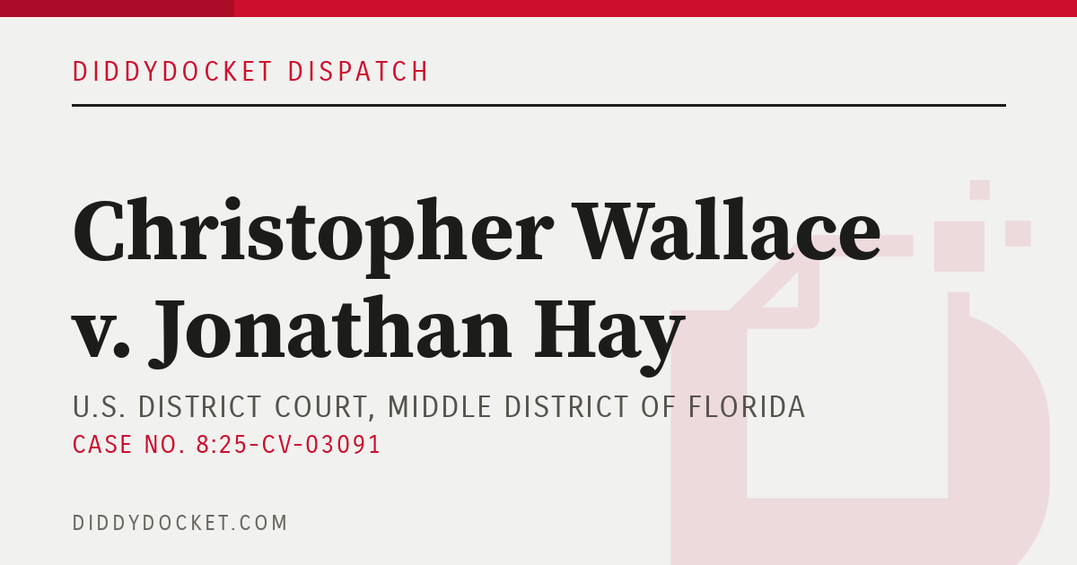 Wallace v. Hay: Hay Moves to Stay Damages Hearing Pending Los Angeles Prosecutors’ Review